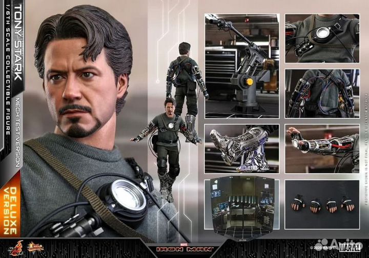 Hot toys MMS582 Iron Man Tony Stark Deluxe