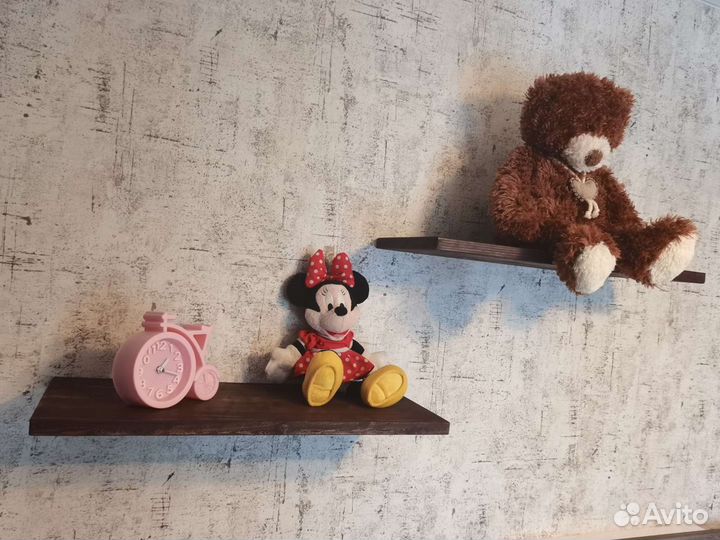 Парящие полки из дерева 2 шт комплект