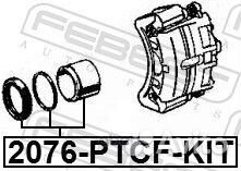 Поршень суппорта тормозного переднего ремкомпле