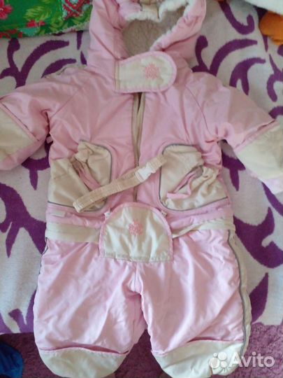 Комбинезон трансформер зимний на девочку