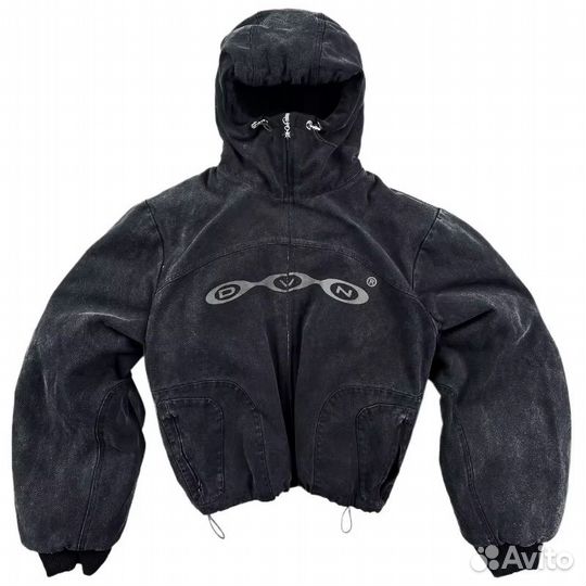 Утепленное зип худи y2k balenciaga type