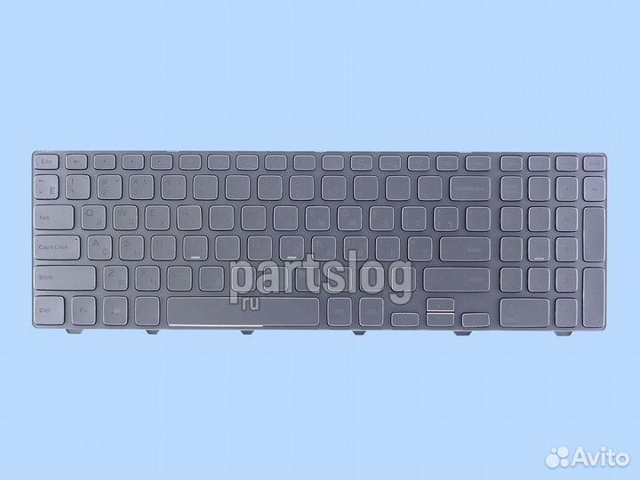 Клавиатура для Dell 15-7000 Серебристая С подсветк