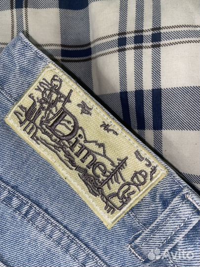 Джинсы широкие dime