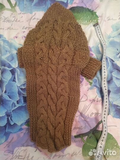 Свитер для терьера, таксы, длина спины до 45см