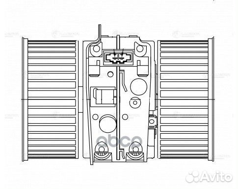 Вентилятор отопителя Renault Megane III (08)