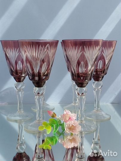 Фужеры, марганцевое стекло, Стрыйский сз