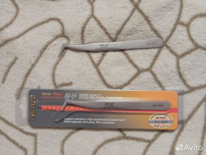 Пинцет для наращивания ресниц