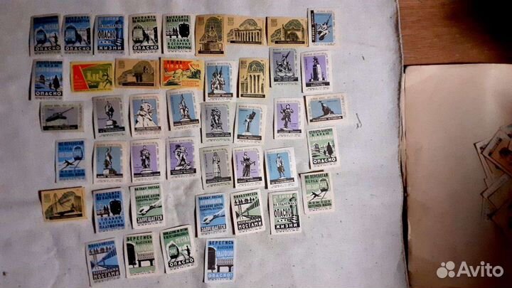 Спичечные этикетки и марки СССР