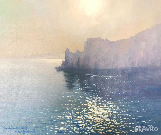 Картина маслом на холсте Утро