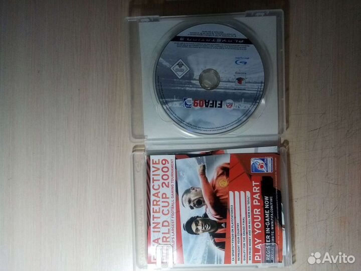 Диск на playstation 4 fifa 09