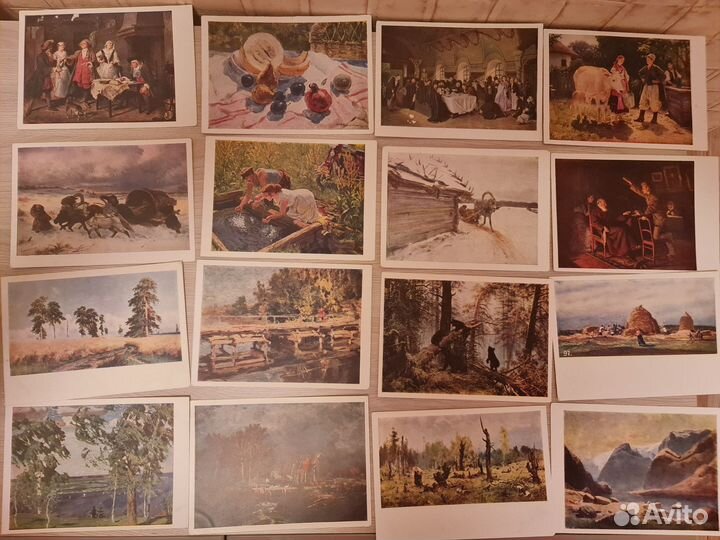 Открытки великих художников