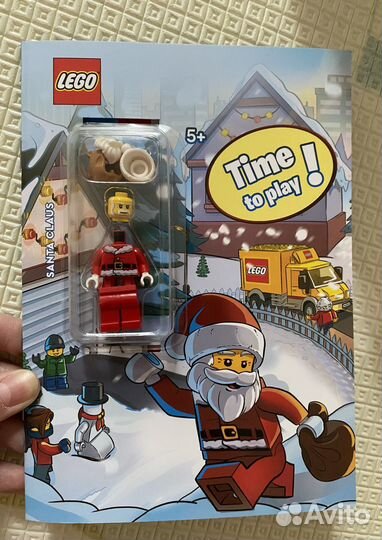 Lego activity book: time to play с сантой