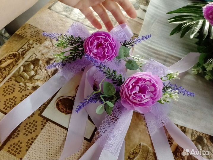 Свадебные украшения на машину продажа