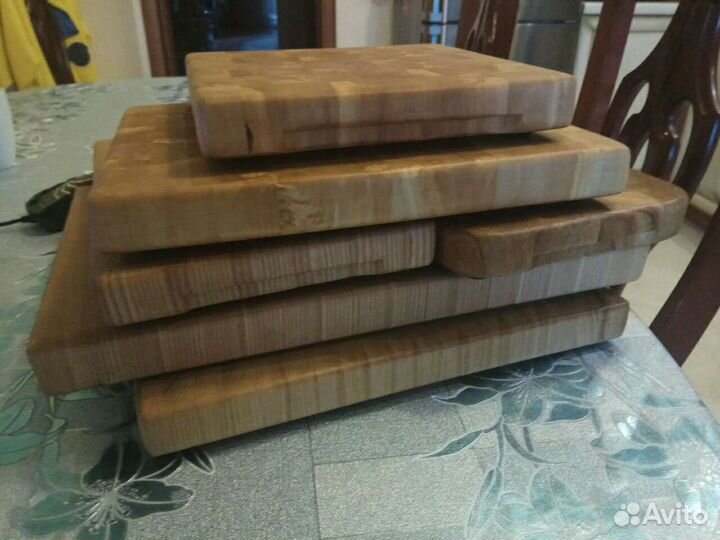 Торцевые разделочные доски из дерева