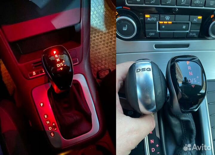 Ручка АКПП с LED подсветкой Volkswagen Skoda