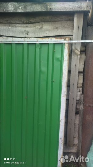 Ворота распашные с калиткой