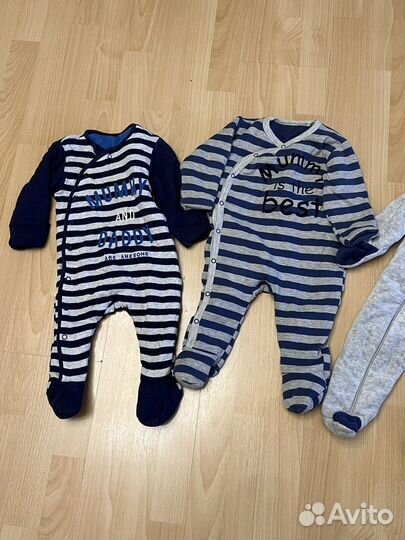 Вещи пакетом на мальчика 68 74