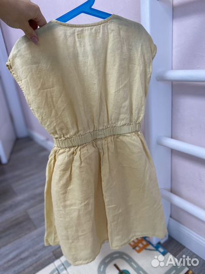 Льняное платье Zara 134