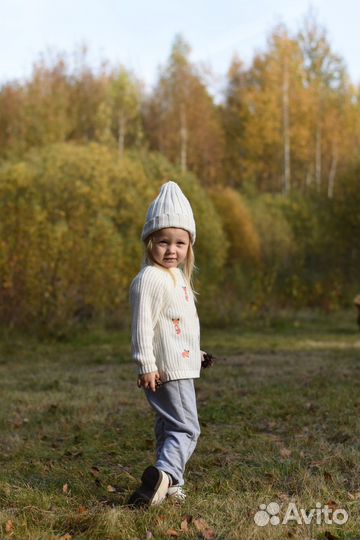 Вязаная кофта на фотосессию