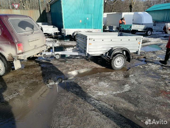 Прицеп для дачи с высоким бортом