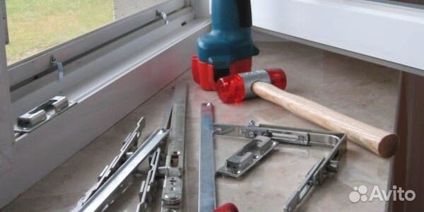 Ремонт, регулировка пластиковых окон и дверей