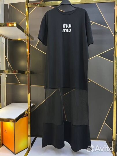 Платье miu miu оверсайз