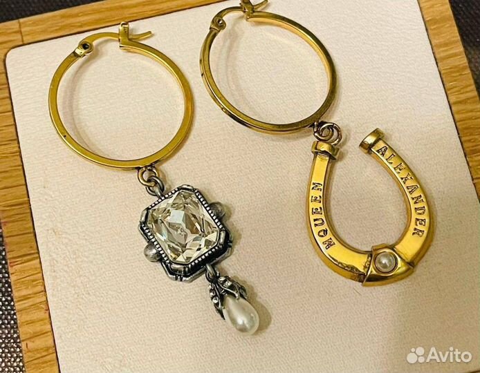 Alexander mcqueen серьги