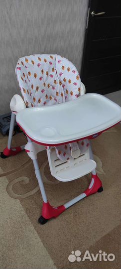 Стульчик для кормления chicco polly