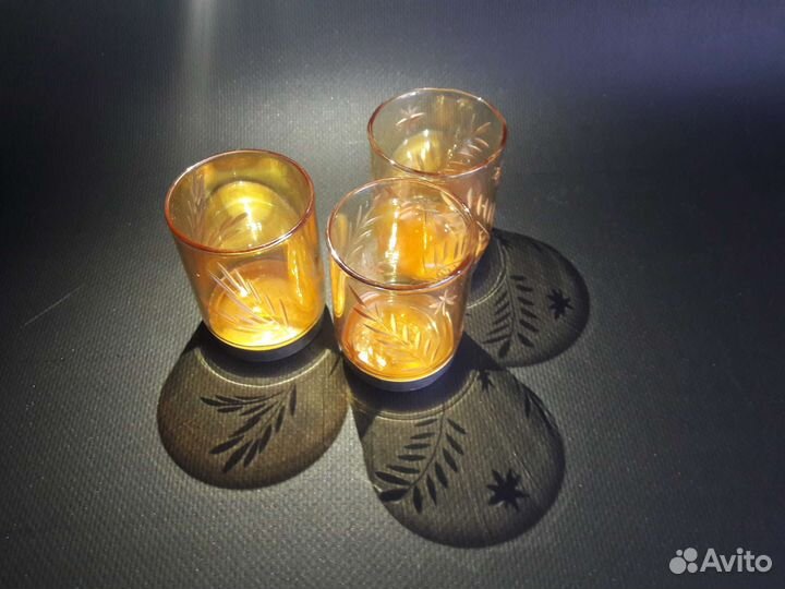 Стопки цветное стекло