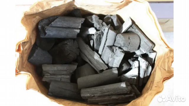 Уголь древесный в мешках