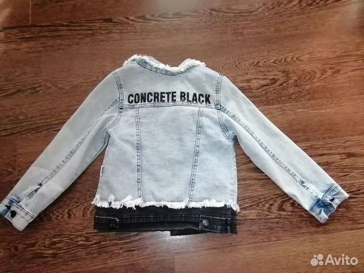 Джинсовая куртка детская 116