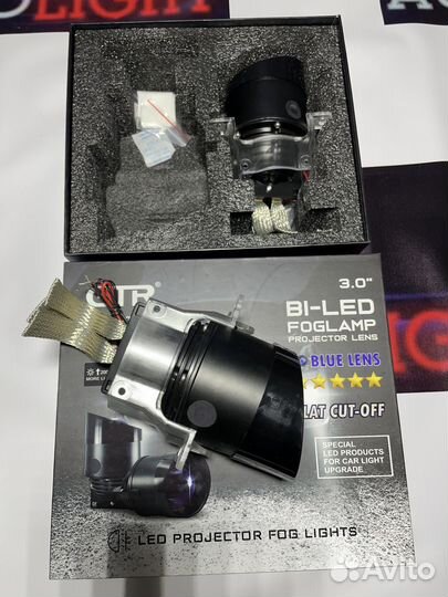 Bi-led линзы в птф GTR (Luxar) 3.0 Blue Lens