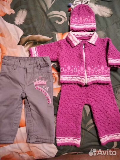 Вещи пакетом на девочку с рождения до года