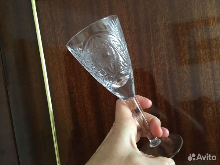 Фужеры хрустальные. Винтаж