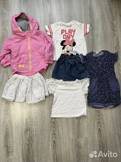 Вещи пакетом на девочку 92