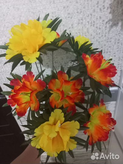 Искусственные цветы букеты
