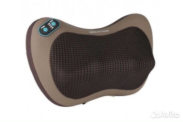 Массажная подушка для шеи и спины беспроводная