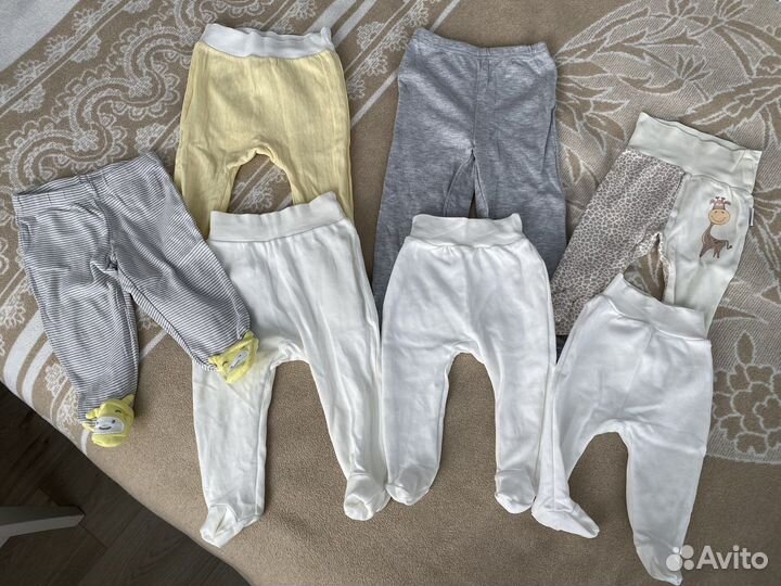 Большой пакет одежды для мальчика 0-1 года