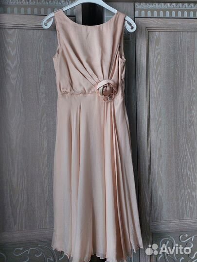 Платье шикарное (натур.шелк) р.44-46