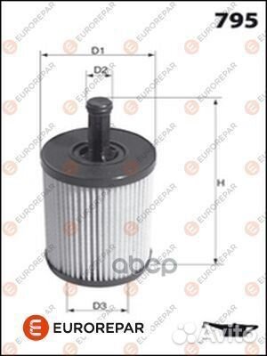 Фильтр масляный 'E149137 eurorepar