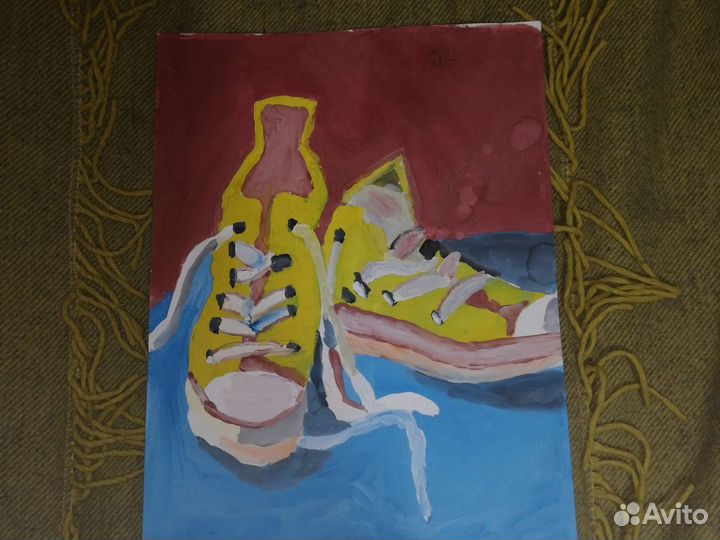 Рисунки на бумаге формата А3