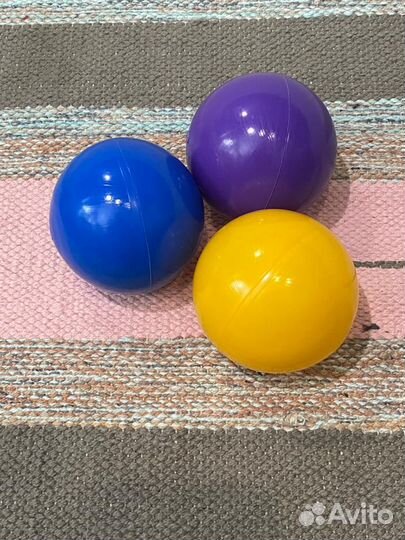 Набор разных 3х цветов итого 100 штук