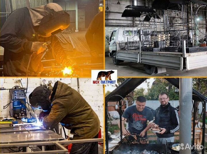 Беседка с мангалом