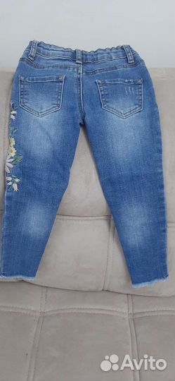 Джинсы для девочки 98 104