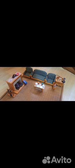 Sylvanian families домик с мебелью