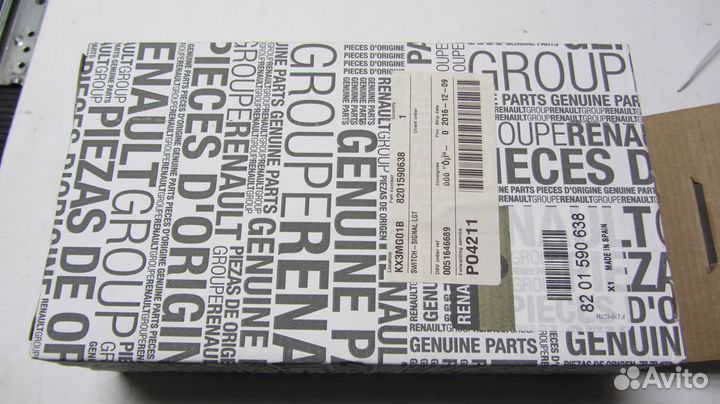Переключатель левый Renault 8201590638