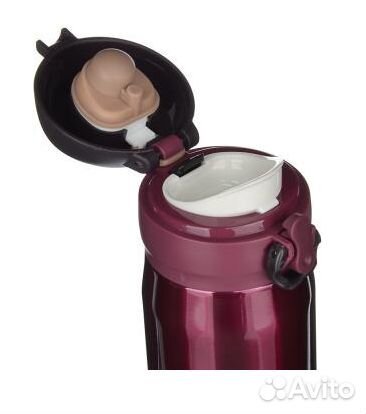 Кружка термос 0, 45л, с крышкой на защелке, сталь