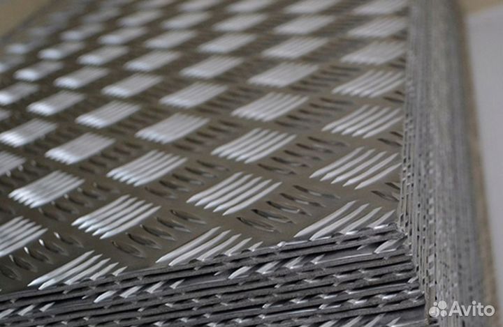 Алюминиевый лист рифленый