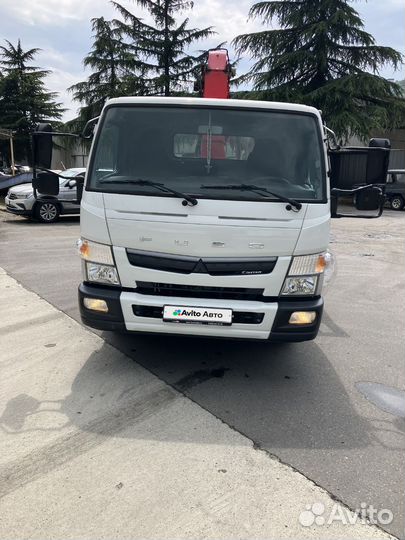 Бортовой грузовик Mitsubishi Fuso Canter TF с КМУ UNIC, 2021