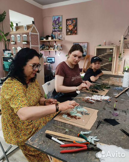 Мастер-класс Гербарий в стекле Спб